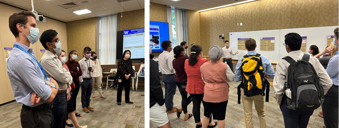 Residents interacting at Senior Scholarship Day