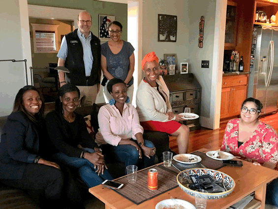 Dr. Steinberg and members of the Resident Diversity Committee