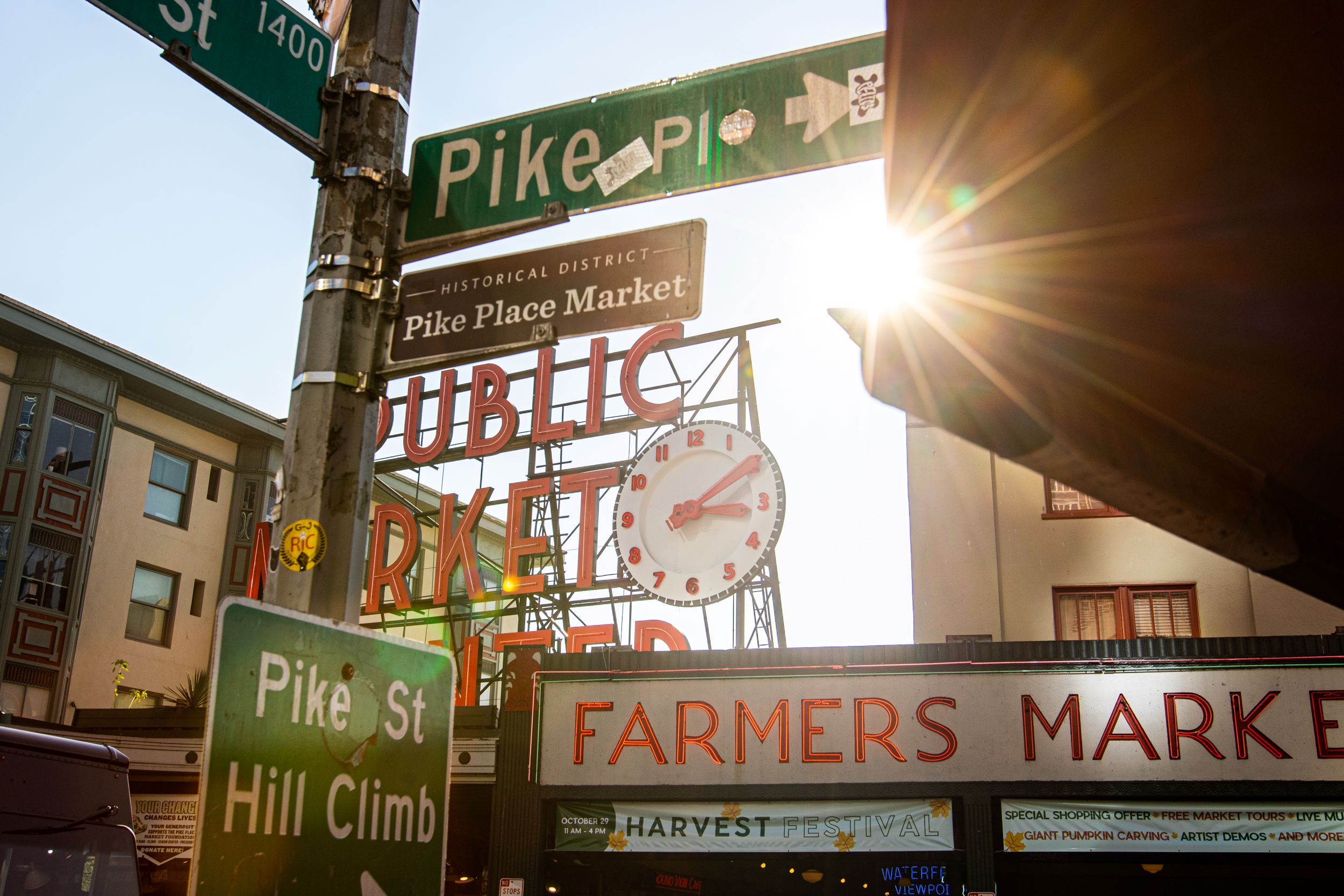 Pike Place Market sign