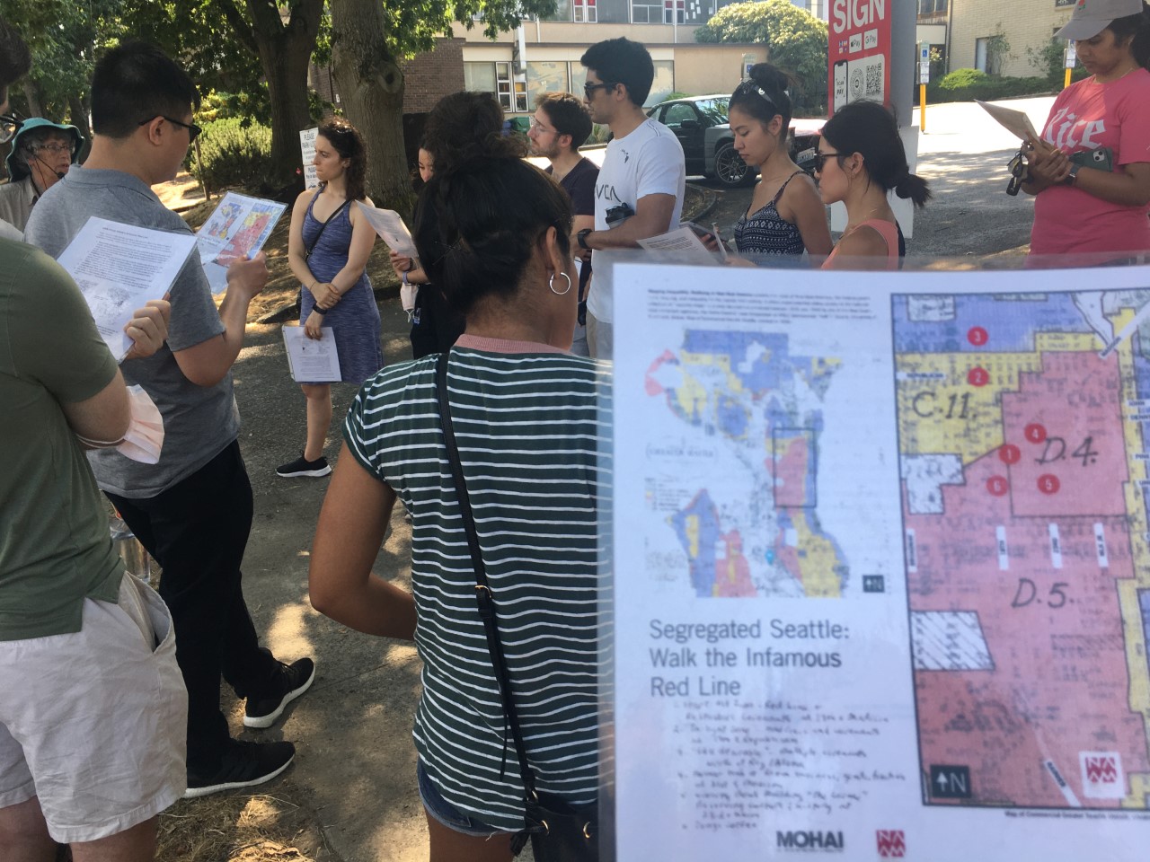 Residents on walking tour of Seattle's Central District
